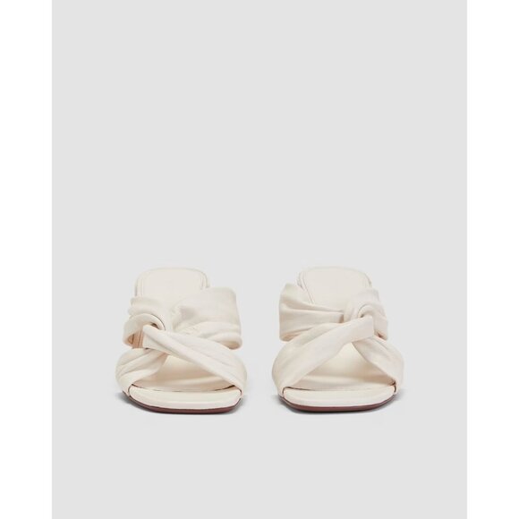 Everlane The Day Twist Heels in Canvas 6 New Womens High Heels Sandals - Picture 4 of 13